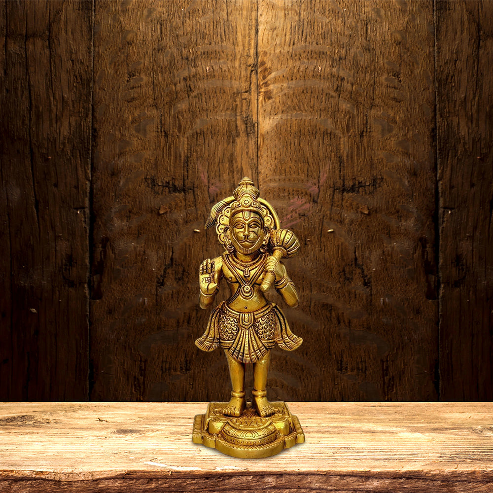 LARGE SIZE BRASS HANUMAN IDOL