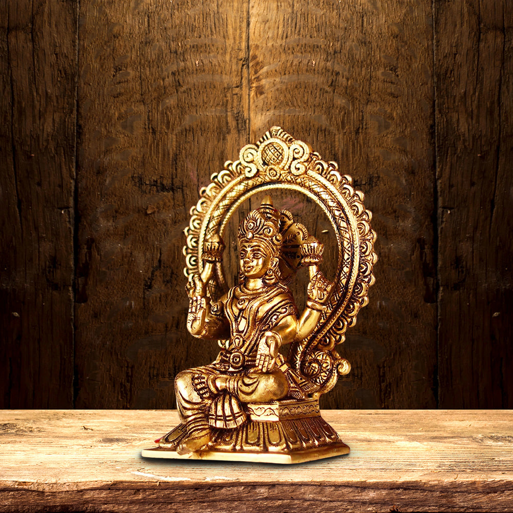 BRASS LAXMI MATA IDOL HEIGHT 9 INCH